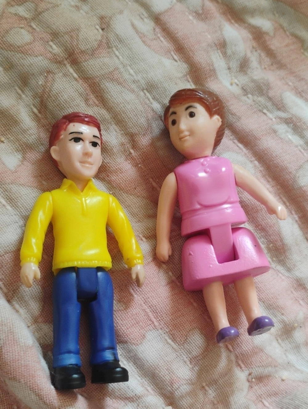 Doll House Kid Connection Daddy And Daughter Figures House